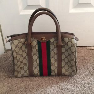 Gucci Brown GG Speedy Vintage